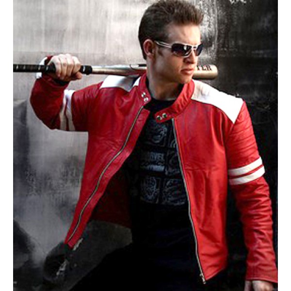 Fight Club Red Leather Jackets Brad Pitt Tyler Durden Real Sheepskin FC  Coats