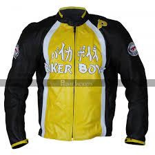 Biker Boyz Derek Luke Yellow Motorcycle Leather Jacket
