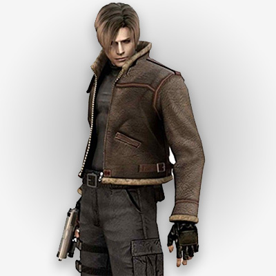 Resident Evil 4 Leon Blazer S Kennedy Leather Jacket